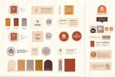 Image representing brand identity design elements